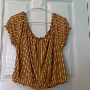American Eagle off the shoulder blouse
